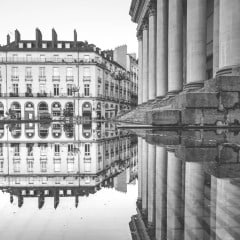 le théatre Graslin et son reflet
