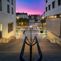 les escaliers la nuit