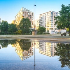 symétrie d'immeubles nantais