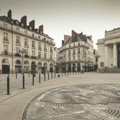 la place Graslin confinée