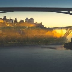 levé de soleil sur le douro